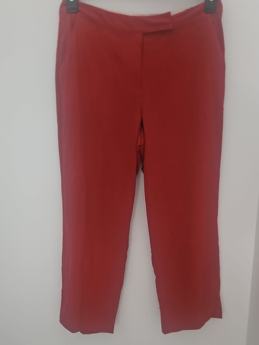 Tommy Bahama 100% Silk Coral Terracotta Capris Beach Vacation Resort Island